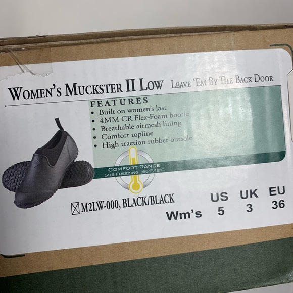 The Original Muck Boot Company Women's Muckster II Low Slip On Rain Boot Sz 5 - Picture 2 of 12